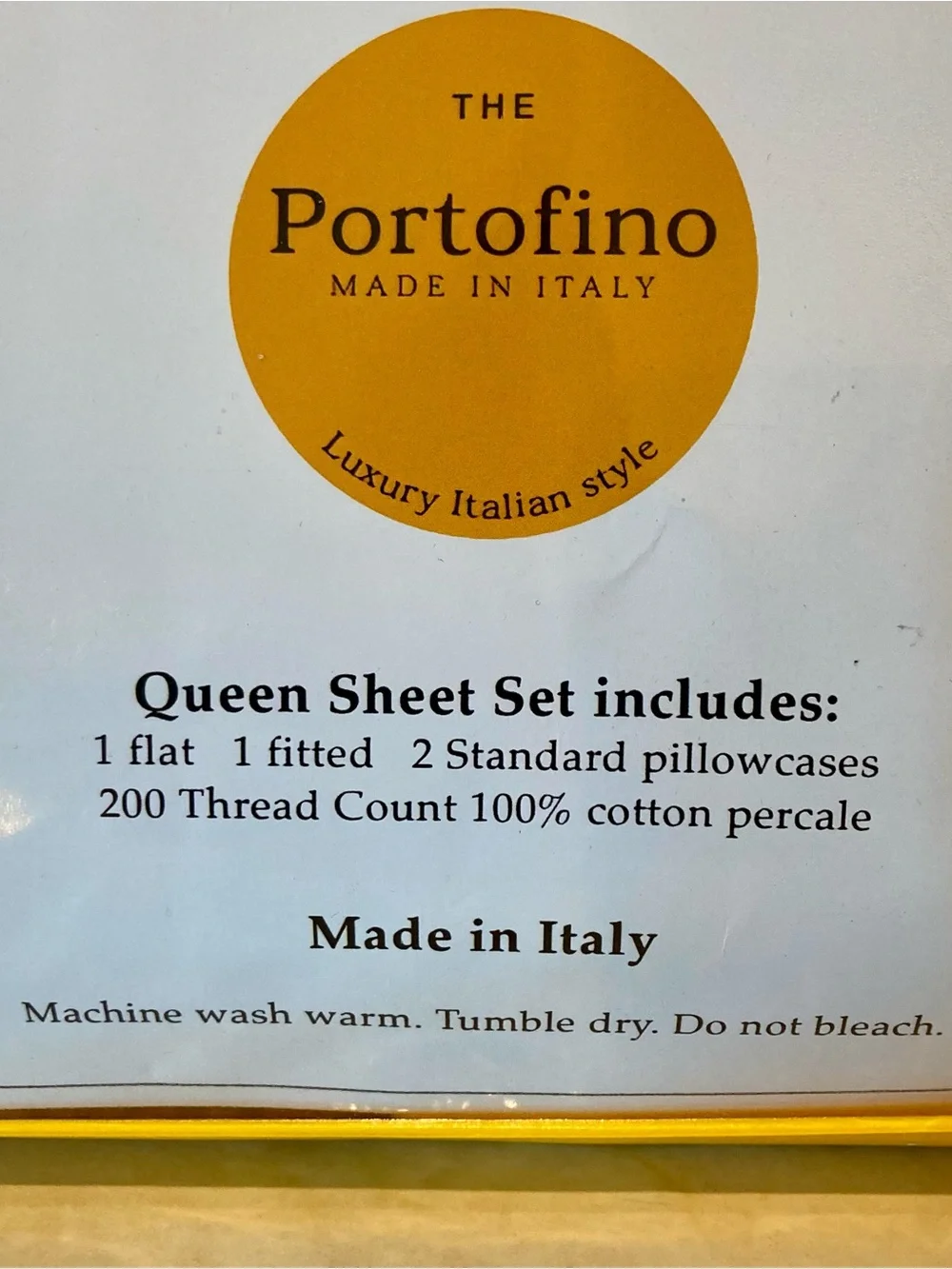 Portofino portfolio hemstitch